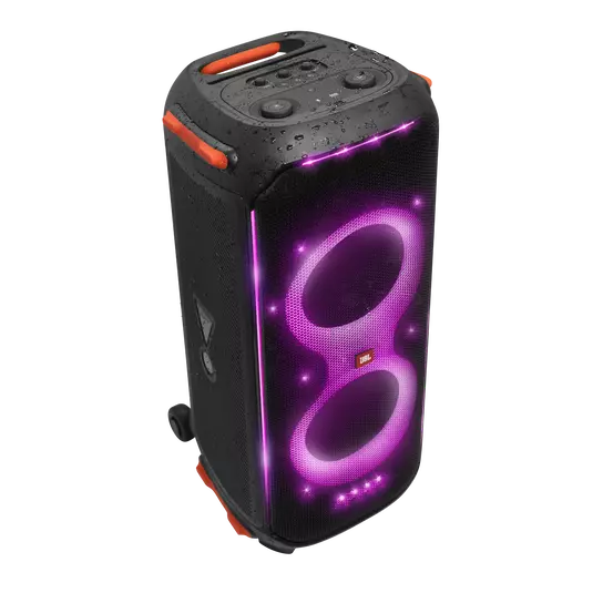 JBL PartyBox 710 Party Speaker - Powerful Sound, Built-in Lights and Extra Deep Bass, Made for Everywhere with a Handle and Built-in Wheels