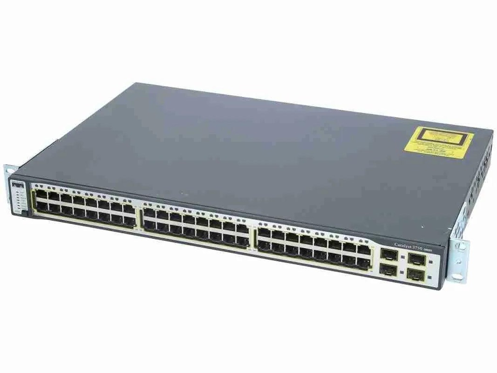 [WS-C3750-48PS-S-RM-AL] Cisco WS-C3750-48PS-S Catalyst 3750 48-Port PoE Switch – Enterprise Layer 3 Managed Network Switch for High-Performance Business and IT Infrastructure