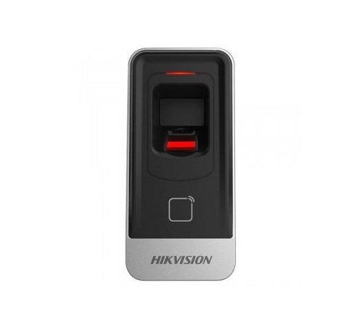 [DS-1201AMF-ES-HTL] Hikvision DS-1201AMF Fingerprint and Card Reader – Secure access control with fast fingerprint and card authentication