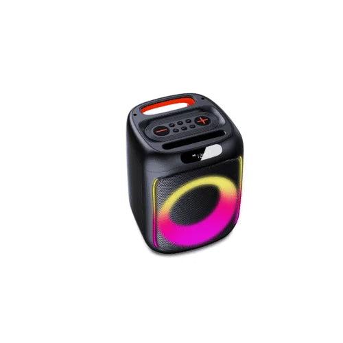 [SQ146BT-RM-HW] Havit SQ146BT 60W Bluetooth Outdoor Wireless Party Speaker – Heavy Duty Professional High Power PA Speaker with Dual Microphones, Deep Bass, and Rechargeable Battery for Events, Karaoke, and Outdoor Entertainment Use