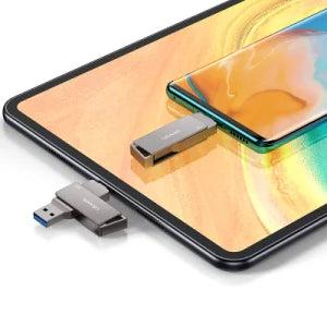 USAMS Hot 16G Type-C+USB3.0 Rotatable High Speed Flash Drive USB(ZB198UP01)