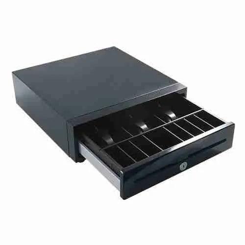 EPOS ECH-410 410×415×100mm Cash Drawer – Heavy Duty Steel POS Cash Drawer with RJ11 Interface for Retail, Supermarket, and Hospitality Applications