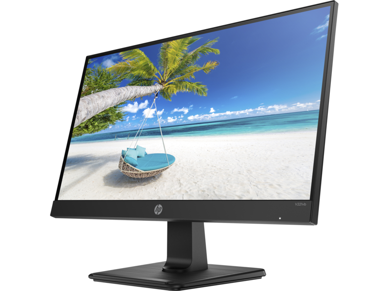 HP V221VB Monitor (453F2AS)- 21.5" Inch Display, VGA And HDMI Port