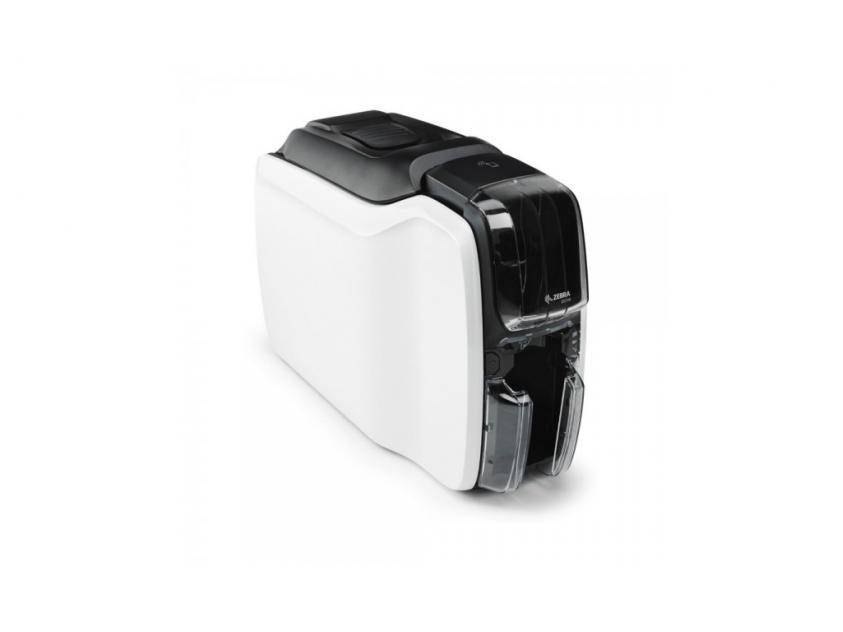 Zebra ZC100 Single Sided Card Printer (ZC11-0000000EM00) - Single Sided, UK/EU Cords, USB Only, Windows Driver.