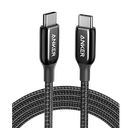 Anker PowerLine+ III Nylon Braided Cable (A8862H11) -  USB-C To USB-C, 3ft