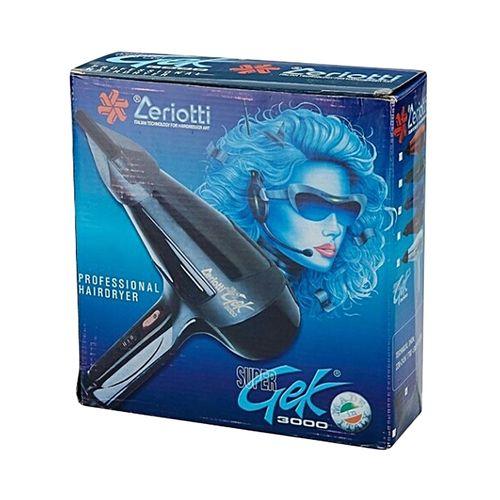 Ceriotti Super GEK 3000 Blow Dry Hair Dryer - Auto power-off overheating, Long life AC Motor, Power supply 1800W