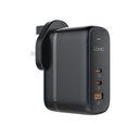 LDNIO Q366 65W GaN Fast Charger – 2 USB-C + USB-A PD QC4+ Travel Adapter