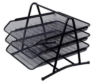 Foska HY62001 3 Layers Office Tray - Material: Metal Mesh