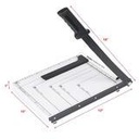 Foska HB801E Stationery Office Paper Trimmer - Stainless Steel, Single-blade Cutter