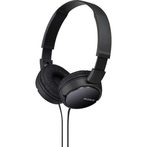 Sony MDR-ZX110AP On-Ear Headphones with Microphone