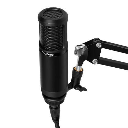 MAONO AU-PM320 XLR Condenser Microphone - Cardioid polar pattern improving the isolation of the desired sound source