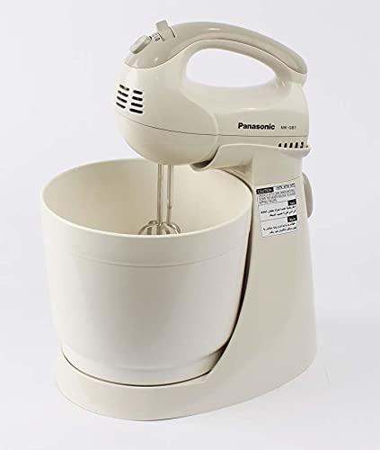 Panasonic 3liters Electric Hand Mixer (MK-GB1WTZ) -  Two types of racquets (eggs and dough), Multi-speed.