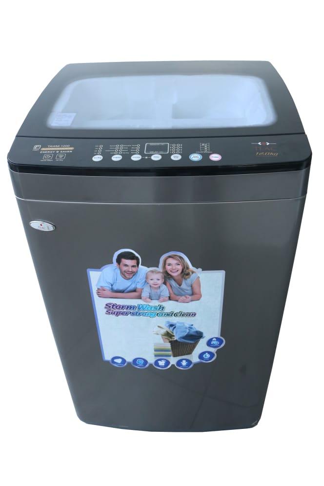 TLAC TAWM-1200 12Kgs full Automatic top load Washing Machine- Low noise motor system, Steel diamond drum
