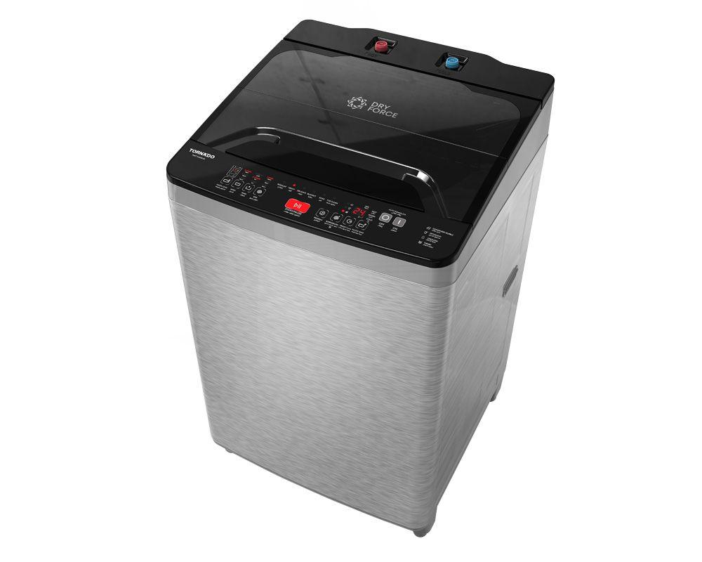 Tornado TWT-TLN10LSL  10 Kgs Top Automatic Washing Machine - with Pump In, Soak Course