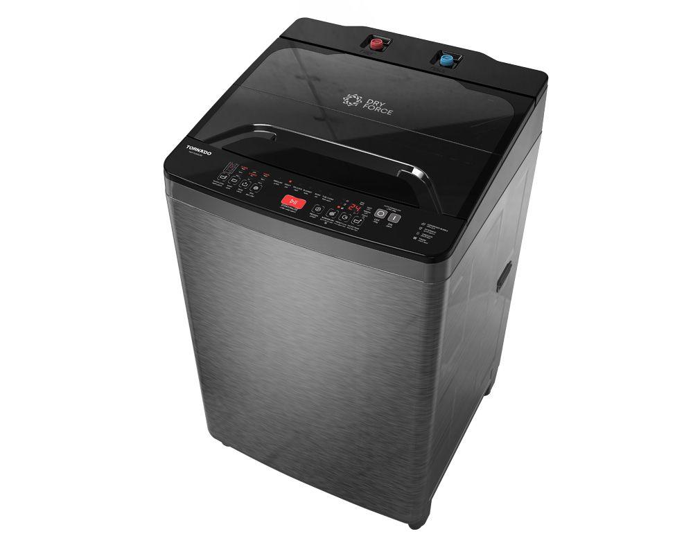 Tornado TWT-TLN12LDS 12 Kgs Top Load Automatic Washing Machine - with Pump, Soak Course