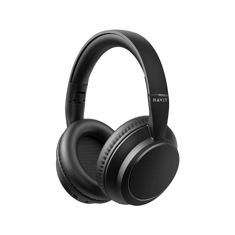 Havit H619BT Audio Series Bluetooth Wireless Over-Ear Headphones – Heavy Duty Professional Stereo Sound Headset with Noise Isolation Microphone for Gaming, PC, and Mobile Use