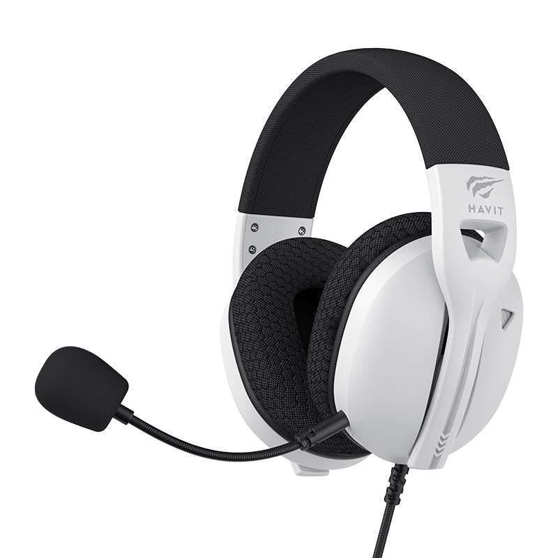 [Fuxi-H5d-RM-HW] Havit Fuxi-H5d 3.5mm Wired Over-Ear Gaming Headphones – Heavy Duty Professional Stereo Sound Headset with Noise Isolation Microphone for PC, Console, and Mobile Gaming Use