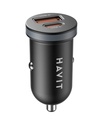 Havit CC2043 30W Dual-Port Car Charger DriveCharge Pro – Fast Charging USB + USB-C Car Adapter for Smartphones, Tablets, and In-Car Power Use