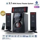 Nunix A22 home theater system - 3.1 Channel Surround sound, Bluetooth,Powerful bass via a specially tuned sound matrix, Powerful stand up speakers