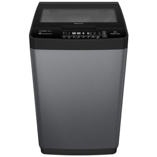 Hisense WTJA802T 8Kg Top Load Washing Machine - Extra rinse function for Better Clean, Tub Self-Clean Function