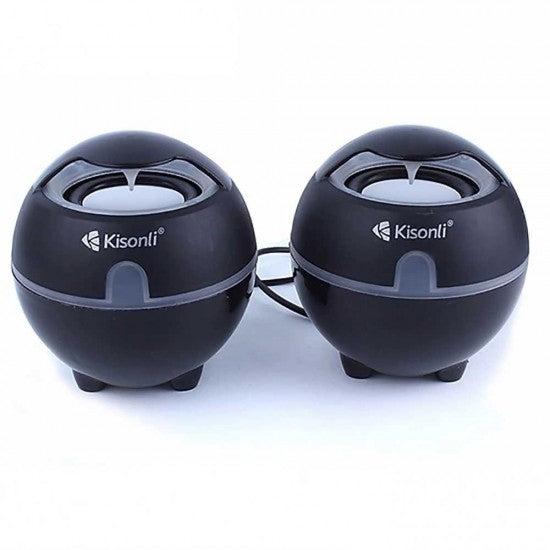 Kisonli S999 USB 2.0 Multimedia Speaker - Connectivity Technology: Wired