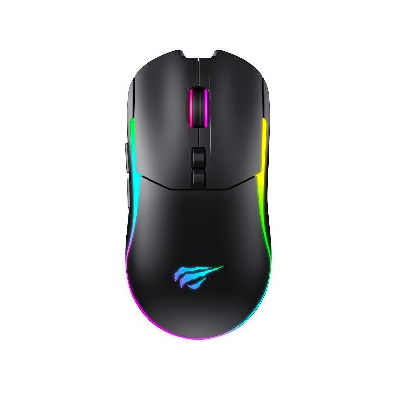 Havit MS1020WB Gaming Series Wireless Gaming Mouse – High Precision Ergonomic RGB Mouse for PC, Laptop, and Professional Gaming Use