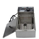 Nunix DF-01 Electric  Deep Fryer - Single 6Litres Tank Capacity, Easy to use, Adjustable temperature control