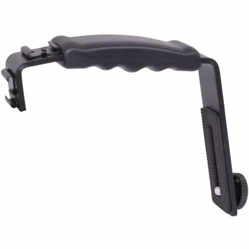 MINI L Bracket Handle with Cold Shoe Mounts - for Smartphone/Camera Gimbal