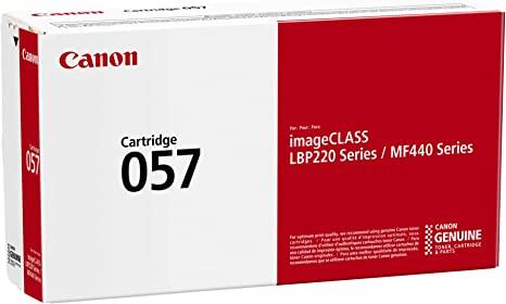Canon 057 Black Toner Cartridge 3009C001 - Yield: 3100 Pages