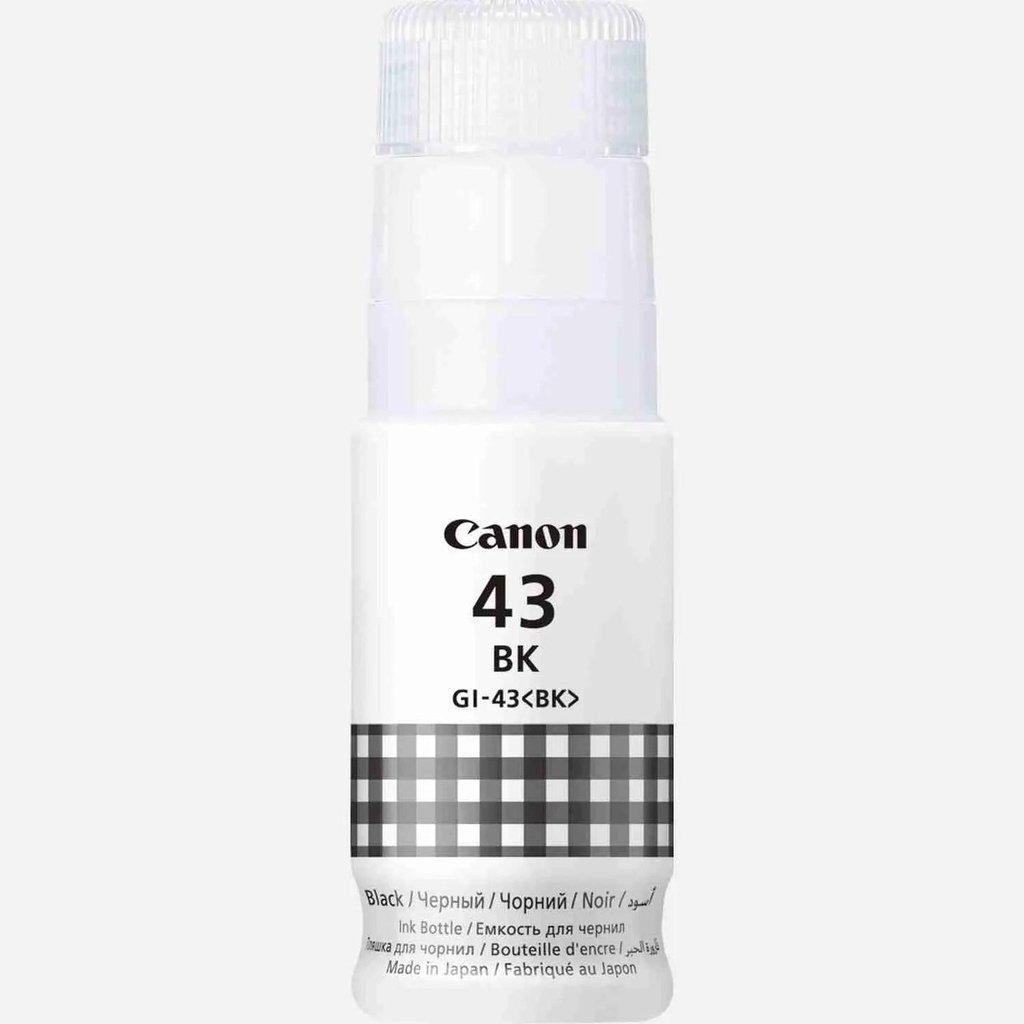 Canon GI-43BK Black Ink Bottle Catridge 4698C001 - Black