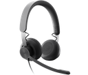 Logitech 981-000870 Zone Wired for MSFT Over-ear Headset - Graphite USB