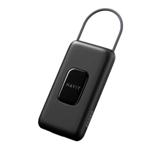 [PB35-RM-HW] Havit PB35 20000mAh Power Bank with Built‑In Type‑C Cable – High‑Capacity Portable Charger with Dual Output and Fast Charging for Smartphones, Tablets, Laptops, and USB Devices