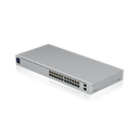 Ubiquiti UniFi (USW-24-POE) 24-Port PoE Switch - Port/Expansion Slot Details: 8 x Gigabit Ethernet Network, 16 x Gigabit Ethernet PoE+