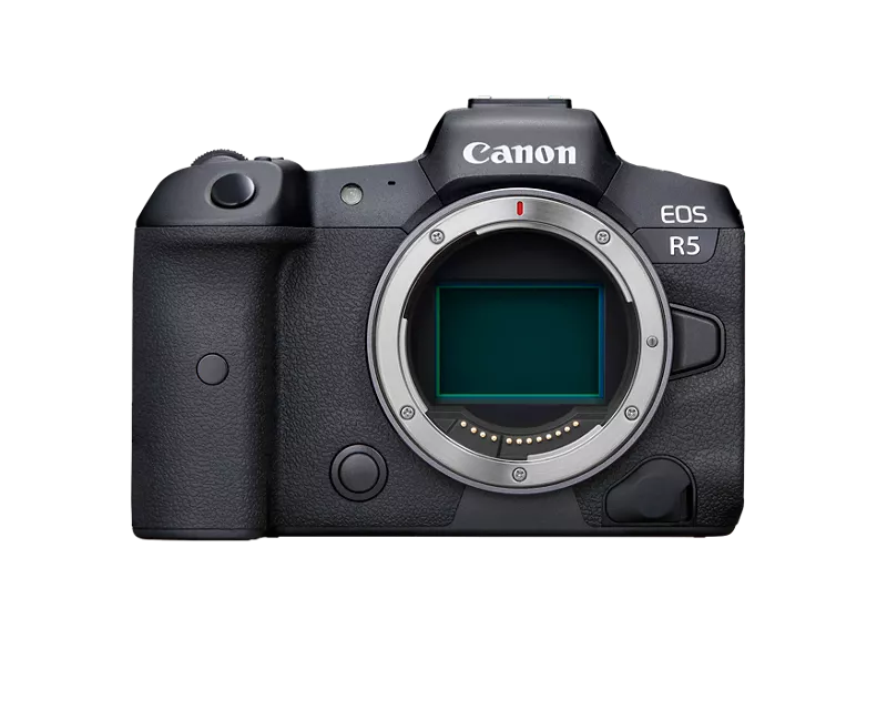 Canon EOS R5 Mirrorless Camera - 24-105mm f/4 Lens, 45MP Full-Frame CMOS Sensor, 8K30 Raw and 4K120 10-Bit Internal Video