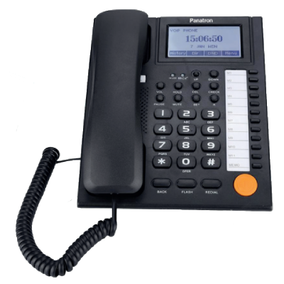 Panatron PXT206 Master Telephone DTMF/FSK Caller ID - Built-in Hold On Music
