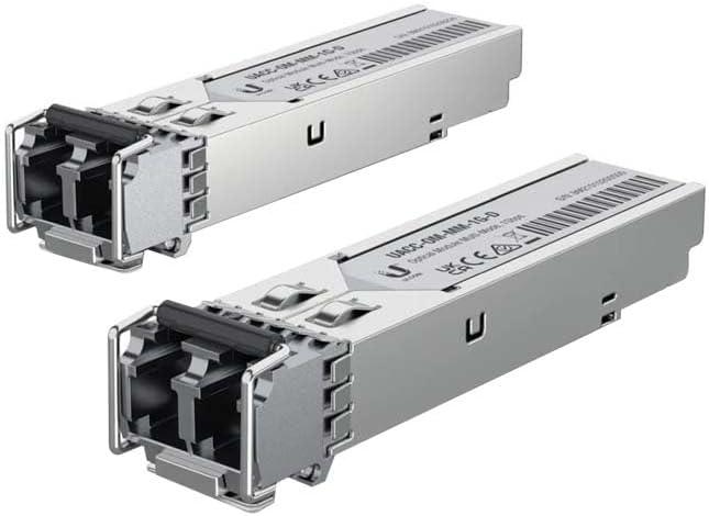Ubiquiti UACC-OM-MM-1G-D-2 1G Multi-Mode Optical Module 2-Pack – Professional Grade SFP Transceiver Modules for Reliable Fiber Networking, Enterprise LAN Connectivity, and High Performance Data Transmission