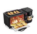Sokany SK-145 3in1 Breakfast Maker - Toaster oven, Coffee Maker, Non-stick Griddle, Compact design, Easy cleanup