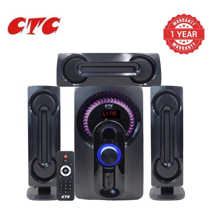 CTC CT-6001 3.1 Channel Multimedia Speaker System- MP3, SD Card, USB Slot