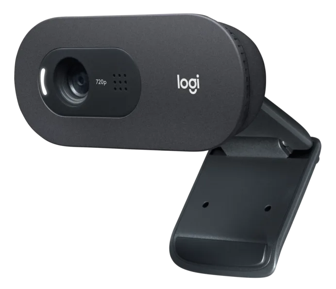 Logitech C505 HD Webcam (960-001364) - 720p HD, , Long-Range Microphone, Compatible with PC or Mac, Camera for Desktop or Laptop