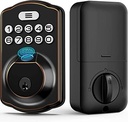 Raykube Fingerprint Door Lock With Tuya app - Waterproof, Bluetooth, Wifi, Keyless IC Passcode Card, Enter Electronic Lock, TT Lock