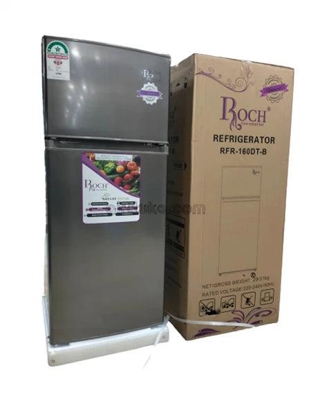 Roch RFR-160DT-B Double Door Fridge - 168Ltrs, Top Freezer, Energy Saving