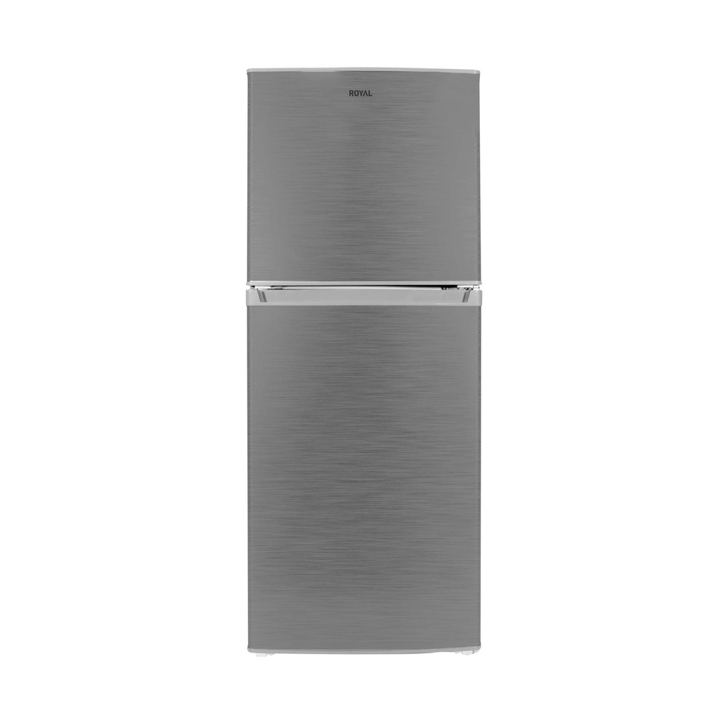 Royal RF-220F Double Door Fridge - 126L, Top Mount Freezer, Lock & Key