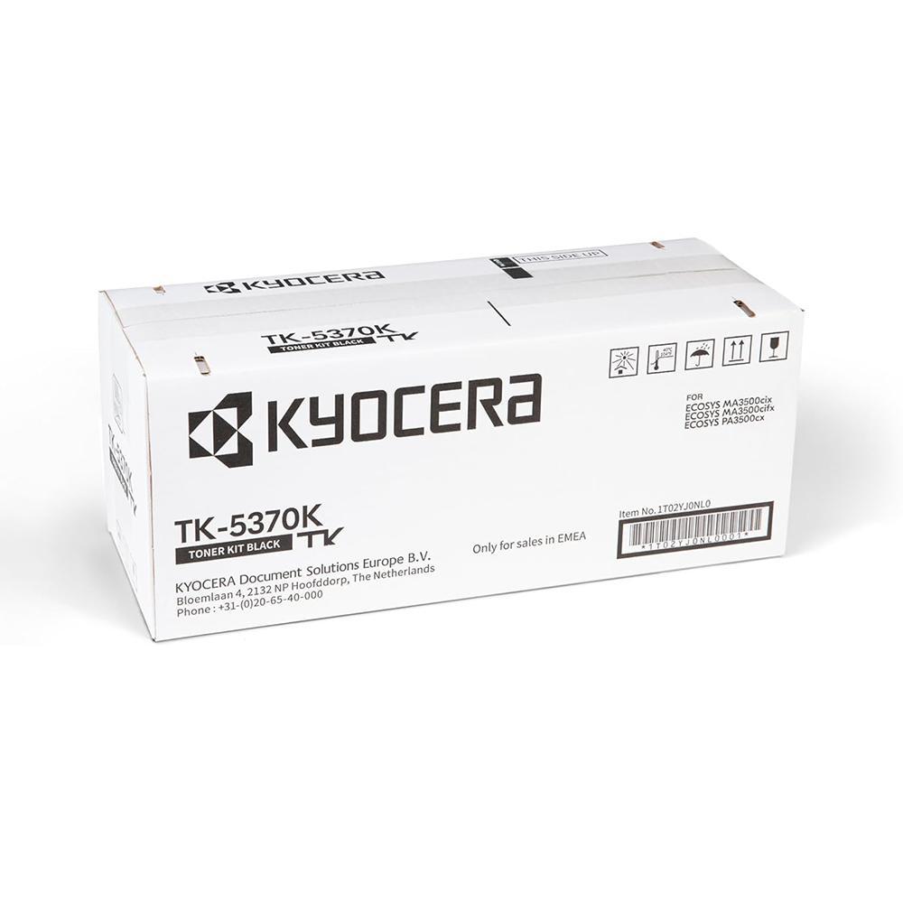 Kyocera TK‑5370K Black Toner Cartridge – High Yield Professional Replacement Toner for Kyocera ECOSYS Printers in Office, Home, and Business Use