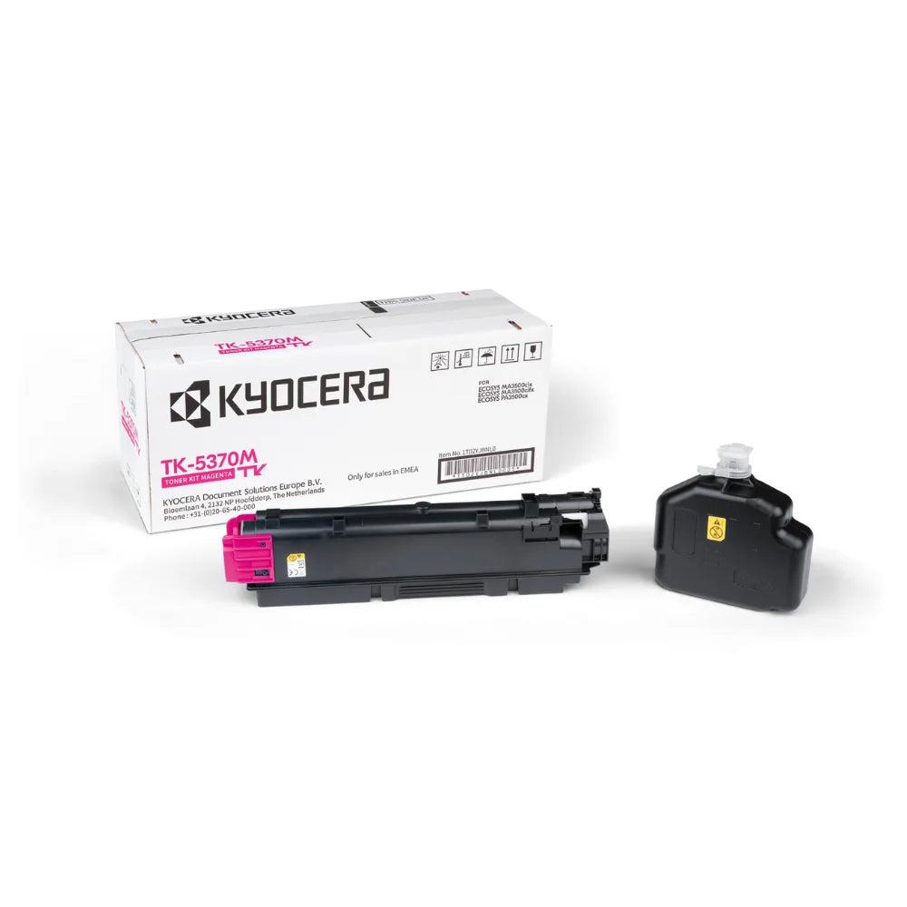 Kyocera TK‑5370M Magenta Toner Cartridge – High Yield Professional Replacement Toner for Kyocera ECOSYS Printers in Office, Home, and Business Use