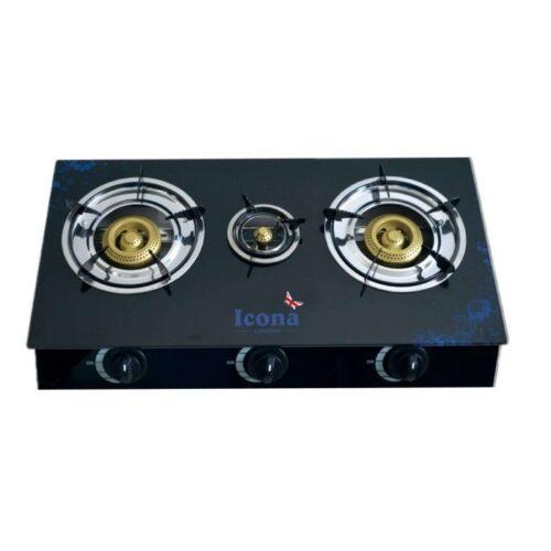 ICONA ILGSG-301 Gas Stove - 3 Burner Stove