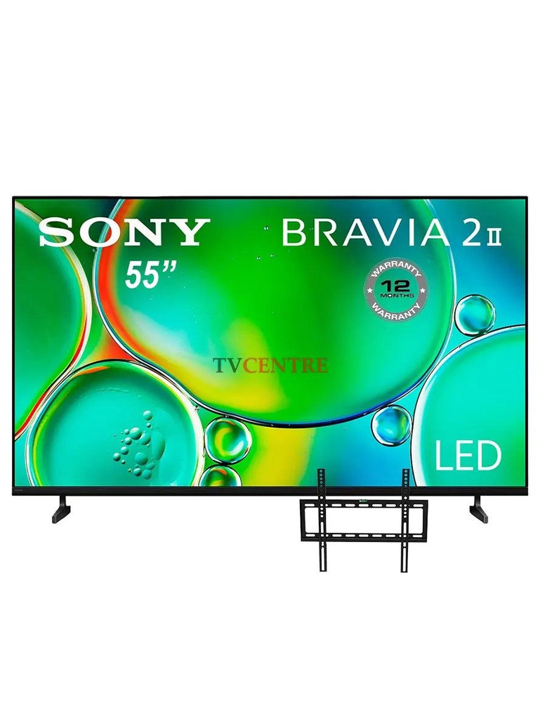 Sony K55S20M2 55″ 4K UHD Smart Google TV – BRAVIA 2 S20 Series LED Television with HDR, Google TV, and Dolby Audio for Home Entertainment, Streaming, and Gaming