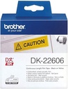 Brother DK-22606 Continuous Length Yellow Vinyl Film 62mm