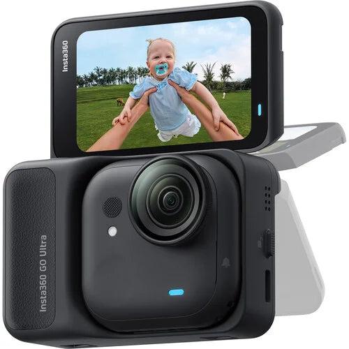 Insta360 GO Ultra Action Camera Standard Bundle – Compact 4K Mini Action Camera with AI Stabilization for Vlogging, Travel, Sports, and Everyday Capture