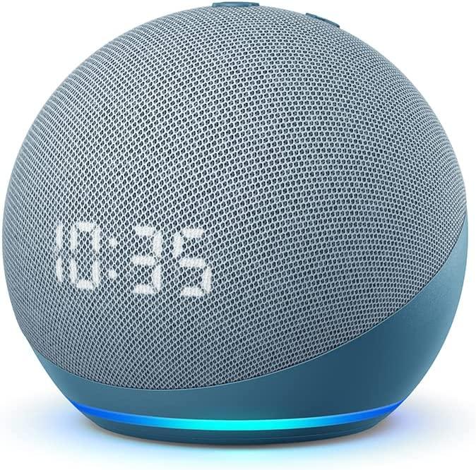 Echo Dot 4th Gen Smart Speaker With Clock and Alexa ..