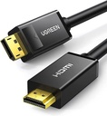 UGREEN DP101 DisplayPort to HDMI Cable 2m UG-10202 – Male to Male, 4K@60Hz Video Adapter